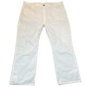 Genuine Dickies Mens Utility Work Pants 44X30 White Relaxed Fit Straight Classic